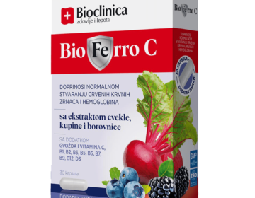 Bio Ferro C doprinosi normalnom stvaranju crvenih krvnih zrnaca i hemoglobina i čini vaš organizam zdravijim i snažnijim